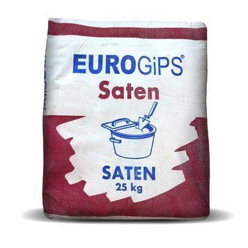 Гіпсова суміш EUROGIPS SATEN 25 кг GS-EG-SAT-25 фото