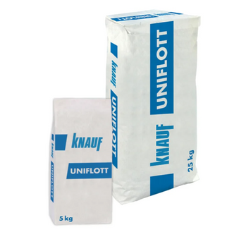Високоміцна гіпсова шпаклівка KNAUF Uniflott, 5кг 0139 фото