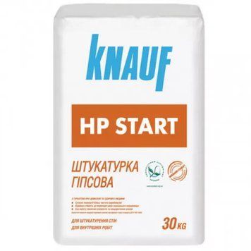 Стартова гіпсова шпаклівка KNAUF HP Start, 30 кг 0141 фото