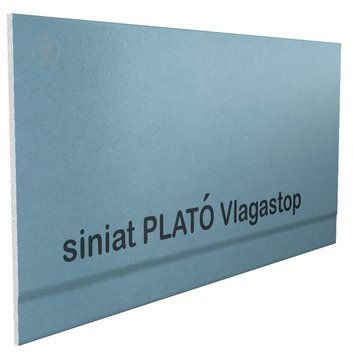 Гіпсокартон вологостійкий Plato-Siniat Vlagastop 12,5&times;1200&times;3000 мм (ГКЛВ) GB-PS-MR-125-1200x3000 фото